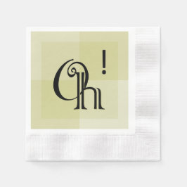 ああ！モダンとエレガントClassiy Sublesse誕生日 縁ありカクテルナプキン