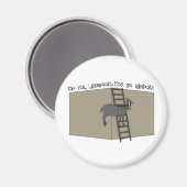 ああ、ラダーヤギ、あなたはランダム マグネット (正面/裏面)