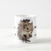 ああ…リスだ!注目ユーモア コーヒーマグカップ (中央)