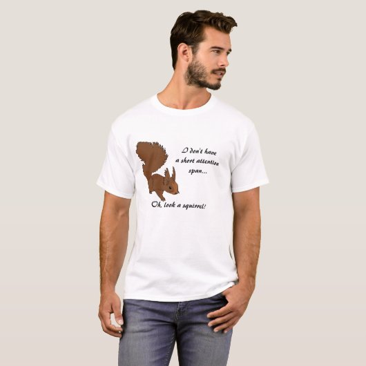 ああ、リスを見て下さい! Tシャツ (正面フル)