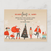 ああ、何のおもしろいだったの？ |過去のクリスマス休暇 ポストカード (正面)