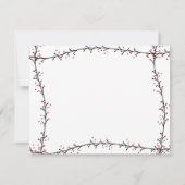 ああ！何のおもしろいだ！クリスマスパーティー招待状! ノートカード (裏面)