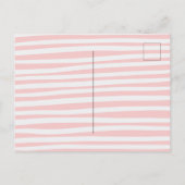 ああ~女の子のベビーシャワーはがき。 インビテーションポストカード (裏面)