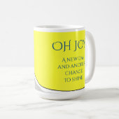 「ああ、嬉しい!新しい日…」 15ozコーヒーマグ コーヒーマグカップ (正面右)