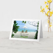 ああ…定年、クリスマスグリーティング カード (黄色い花)