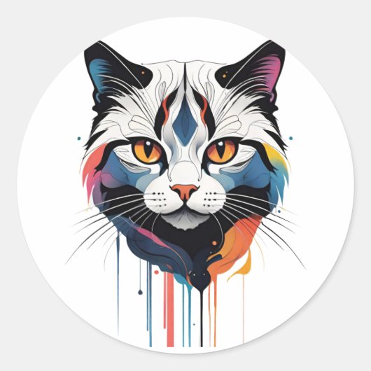 ああ、彼は歩いて行く ラウンドシール (正面)