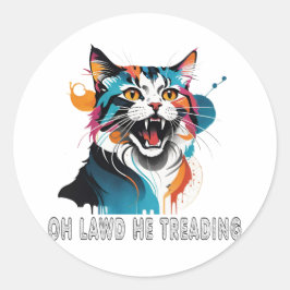 ああ、彼は歩いて行く ラウンドシール