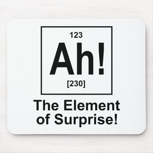ああ! 意外性 マウスパッド (正面)