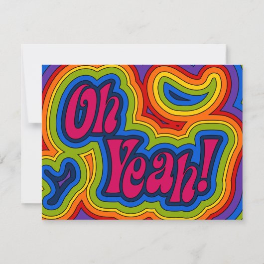 ああ~!招待状/発表 招待状 (正面)