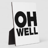 ああ、文字、激昂の言葉 フォトプラーク (側面)