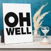 ああ、文字、激昂の言葉 フォトプラーク (側面)