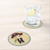 ああ!海賊少年バースデーパーティー ラウンドペーパーコースター (インサイチュ)