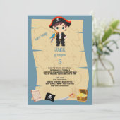 ああ！海賊少年バースデーパーティー 招待状 (スタンド正面)