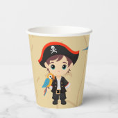 ああ！海賊少年バースデーパーティー 紙コップ (裏面)