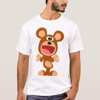 "ああ…" 漫画くまをすくめてTシャツをからかいます Tシャツ