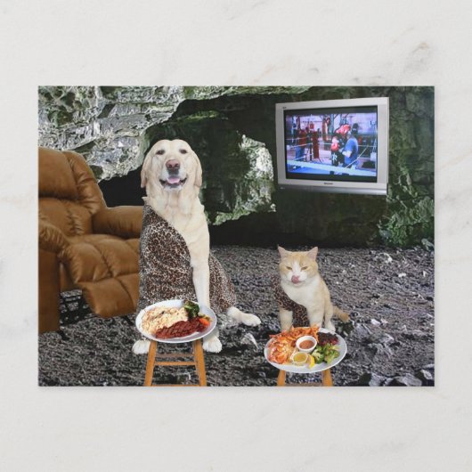 ああ!男の洞窟は何でも味が良い。 ポストカード (正面)