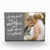 ああ、私の母は全ての事について正しかった！ フォトブロック (正面)