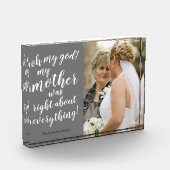 ああ、私の母は全ての事について正しかった！ フォトブロック (左)