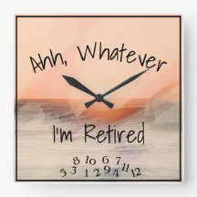 ああ、私は何でも退職した海のおもしろい水色