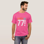 ああ、私は77年前の77誕生日おもしろいHusb Tシャツ (正面フル)