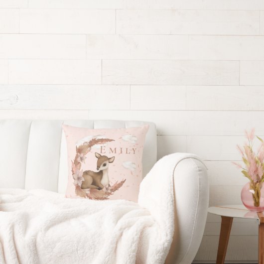 ああ、素敵な鹿と雲の星子供部屋スローPilo クッション (ソファ)