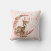 ああ、素敵な鹿と雲の星子供部屋スローPilo クッション (正面)