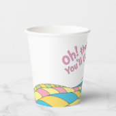 ああ！行くぞ！ガール誕生日 紙コップ (正面)