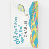 ああ！行くぞ！ボーイ誕生日バナー 横断幕 (縦)