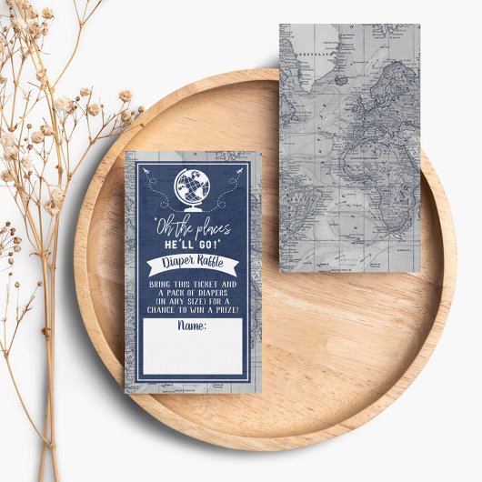 「ああ、行く場所だ!」 トラベルマップベビー エンクロージャーカード