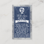 「ああ、行く場所だ！」 旅行マップ赤ちゃんシャワー エンクロージャーカード (正面)