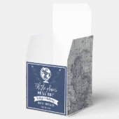 「ああ、行く場所だ！」 旅行マップ赤ちゃんシャワー フェイバーボックス (オープン)