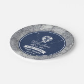 「ああ、行く場所だ!」 旅行マップ赤ちゃんシャワー ペーパープレート (アングル)