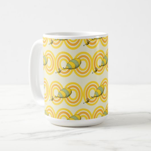 ああ、行く場所 | オレンジパターン コーヒーマグカップ (正面左)