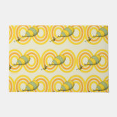 ああ、行く場所 | オレンジパターン ドアマット (正面)