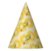 ああ、行く場所 | オレンジパターン パーティーハット (左)