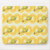 ああ、行く場所 | オレンジパターン マウスパッド (正面)