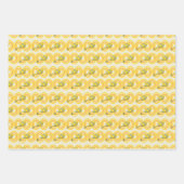 ああ、行く場所 | オレンジパターン ラッピングペーパーシート (正面2)