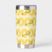 ああ、行く場所 | オレンジパターン 保温保冷タンブラー (正面)