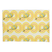 ああ、行く場所 | オレンジパターン 枕カバー (正面左)