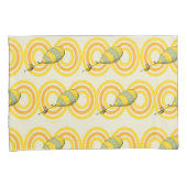 ああ、行く場所 | オレンジパターン 枕カバー (正面右)