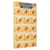 ああ、行く場所 | オレンジ色の文字パターン クリップボード (右)