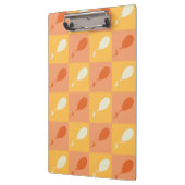 ああ、行く場所 | オレンジ色ブロックパターン クリップボード (左)