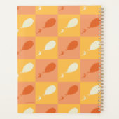 ああ、行く場所 | オレンジ色ブロックパターン プランナー手帳 (裏面)