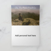 ああ、行く場所 – グリーティングカード (内部)