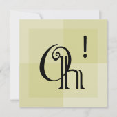 ああ！表モダン現タイポグラフィ、すべての行事 (正面)