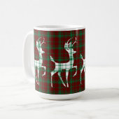 「ああ」親愛クリスマス・プレイド コーヒーマグカップ (正面左)