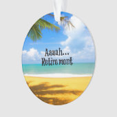 ああ……退職とくつろぎ オーナメント (正面)