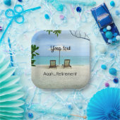 ああ…退職テンプレート ペーパープレート (パーティー)