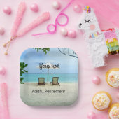 ああ…退職テンプレート ペーパープレート (パーティー)