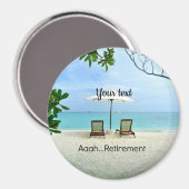 ああ…退職テンプレート マグネット (正面/裏面)